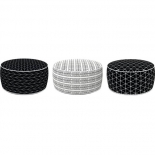 Lot de 3 poufs gonflables