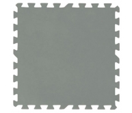 Lot de 9 tapis de sol gris pour piscine
