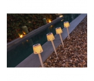 Lot de 4 balises solaires GRETITA